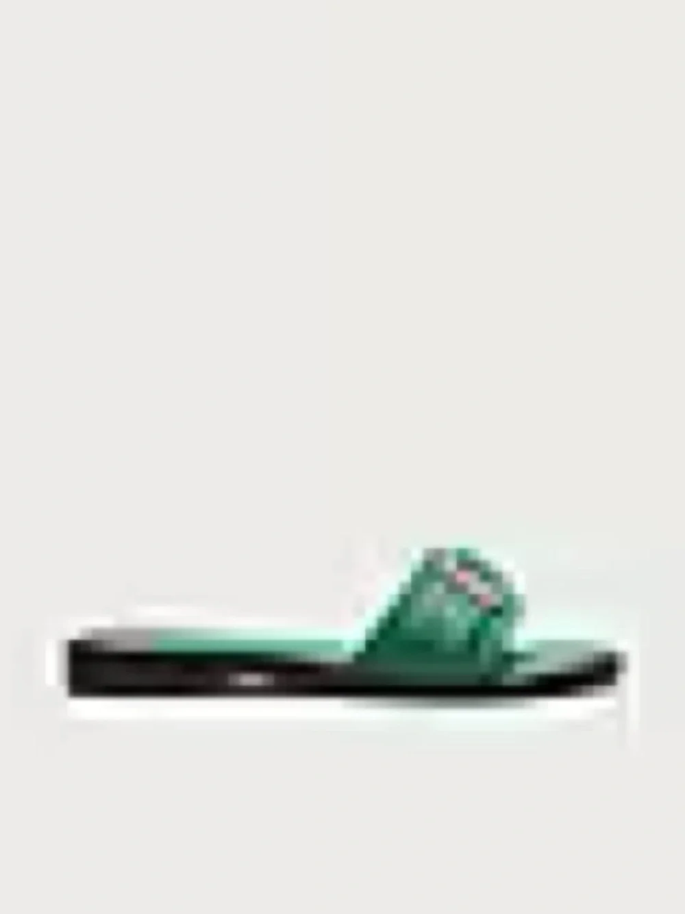 J. Crew Emerald Braided Double-Buckle Slide Sandals